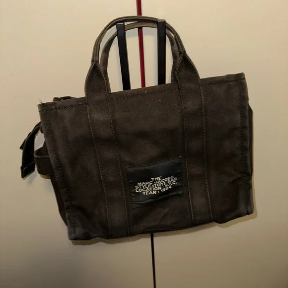 Authentic Marc Jacobs Black Tote Bag Medium Y2K - Picture 8 of 11